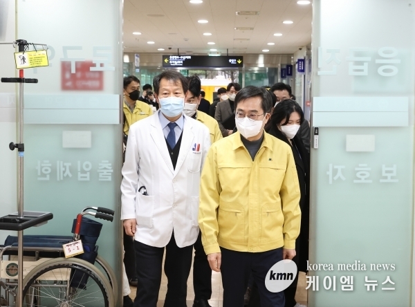 경기도, 비상진료 중인 경기도의료원에 재난관리기금 11억원 긴급 지원