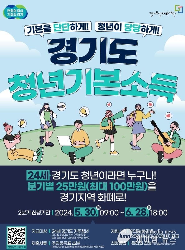 안양시, 경기도 청년기본소득 2분기 신청접수…최대 100만원 지원