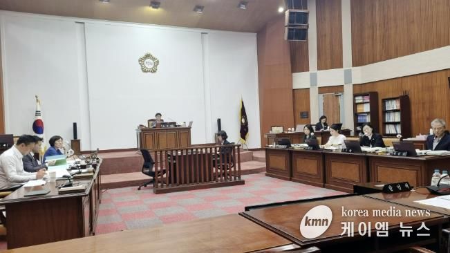 군포시의회 제276회 임시회 예산결산특별위원회 현장.