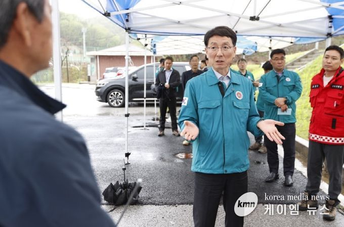 김성중 경기도 행정1부지사, 포천·파주 찾아 오폭사고·산불 등 민생 안전 점검
