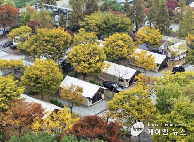 안산화랑오토캠핑장 전경