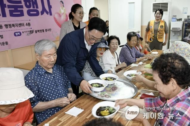 양주시 회천3동, 취약계층 위한 ‘짜장면 나눔 봉사’ 진행