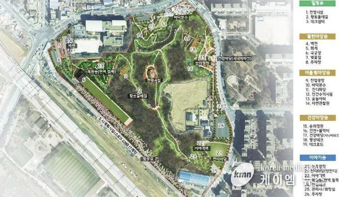 토당제1근린공원 위치도