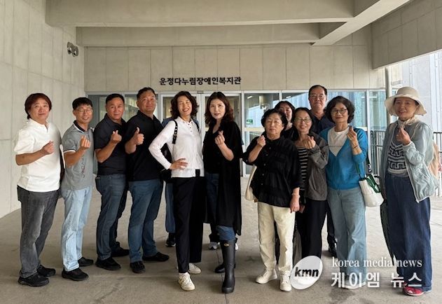 파주시 운정1동 통장협의회, 운정다누림복지관 방문