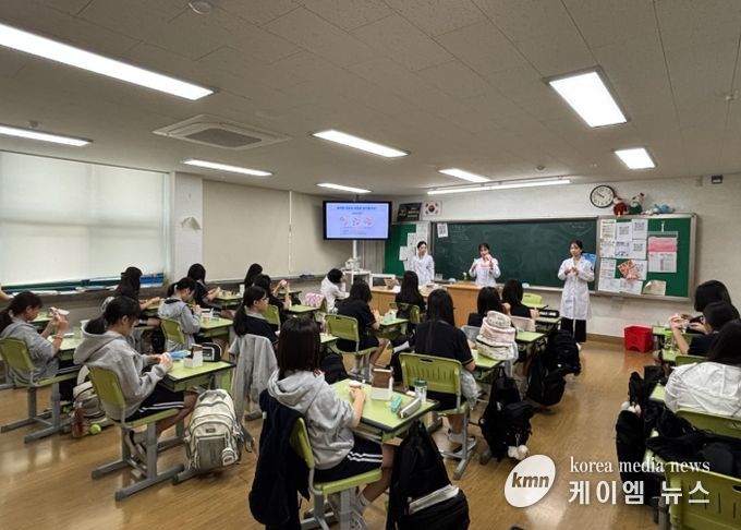 구리시, 구리여중 전교생 대상 구강 보건교육 실시