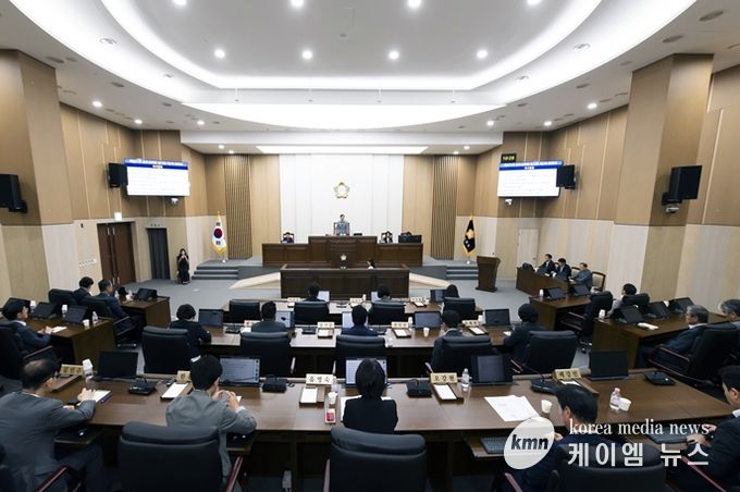 제261회 임시회 제2차 본회의 전경