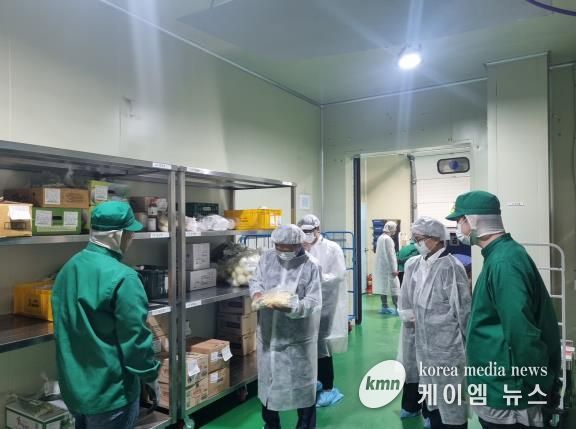 충남교육청, 충청남도청과 함께 시·군 학교급식지원센터 합동점검에 나서