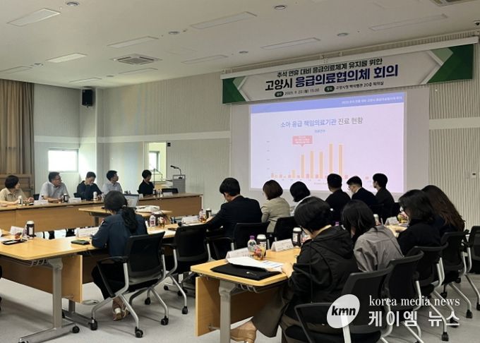 고양시 응급의료협의체 회의