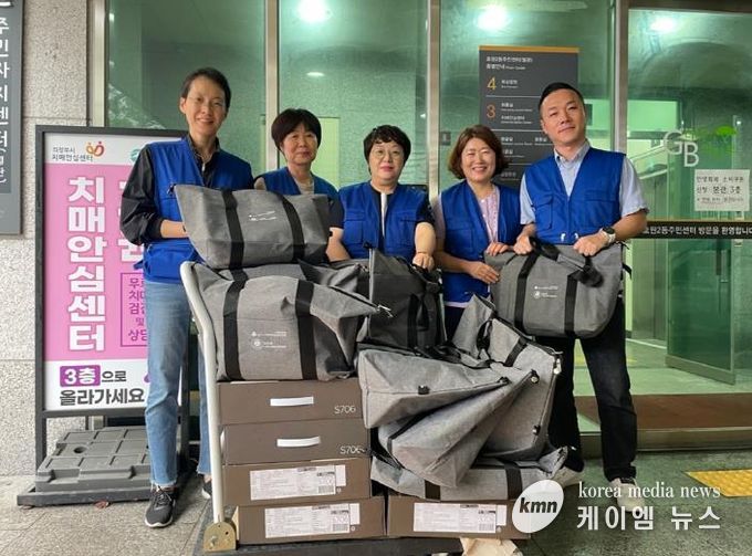 의정부시 호원2동, 마스터플러스병원과 취약계층 위한 추석 선물 나눔