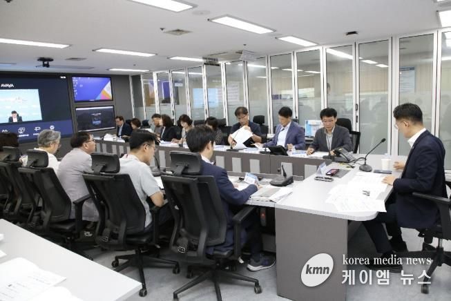 추석 명절 종합대책 회의 사진1(9월 29일 오전 10시 시청 8층 재난안전상황실)