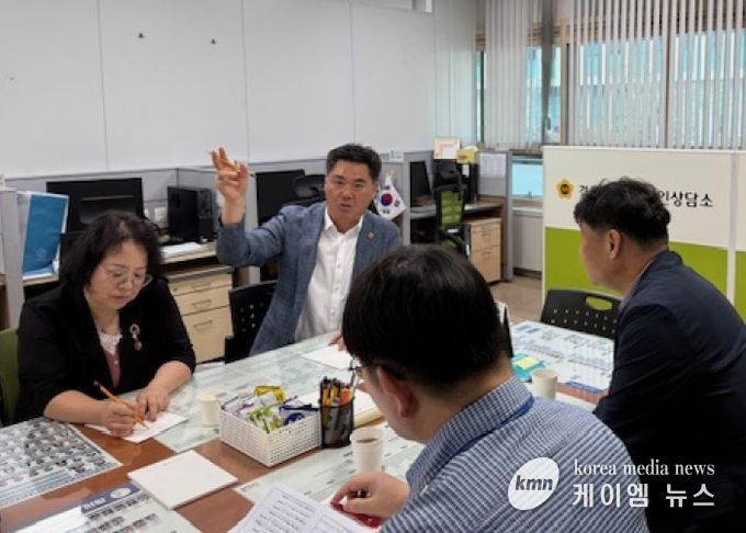 정하용 의원, 상하동 광역버스·교통안전 위한 정담회 개최