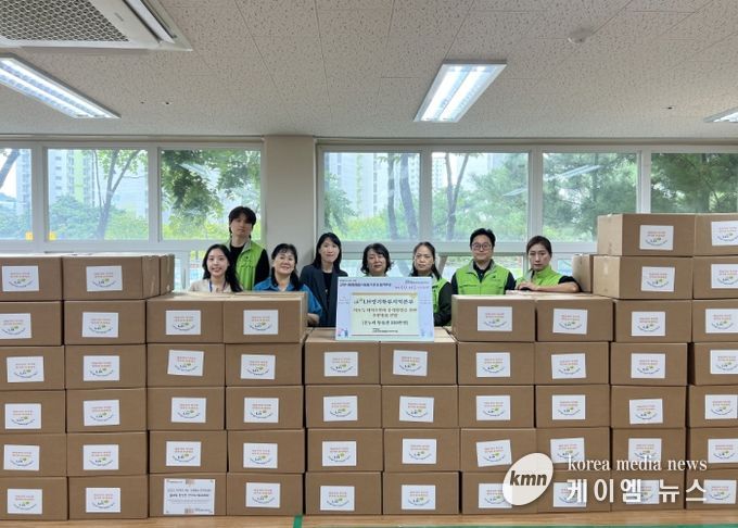 LH경기북부지역본부 후원물품 전달 몇 추석명절 키트 제작 기념촬영
