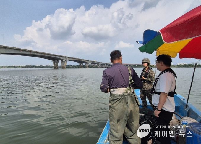 김포대교 인근 한강 수상레저금지구역 현장확인