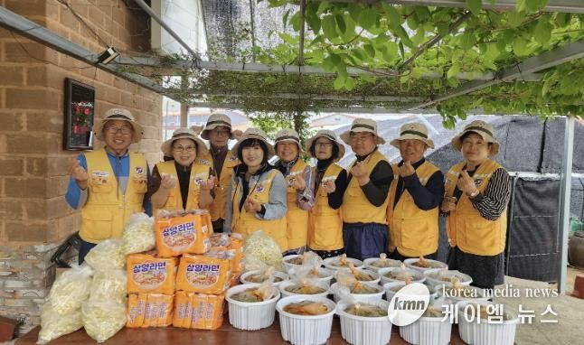 대한적십자사 군내봉사회, 이웃사랑 실천 ‘나눔 봉사’ 전개