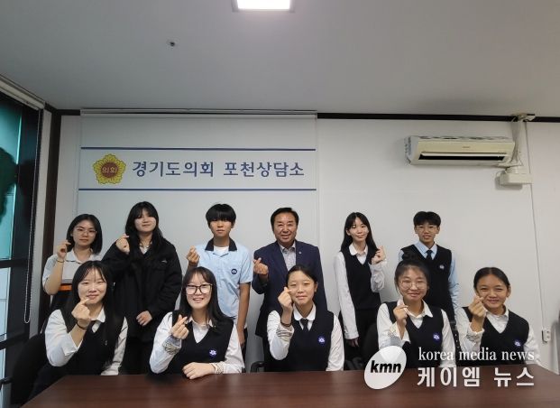 경기도의회 김성남 의원, 갈월중 학생들과 ‘농업의 미래’ 이야기 나눠