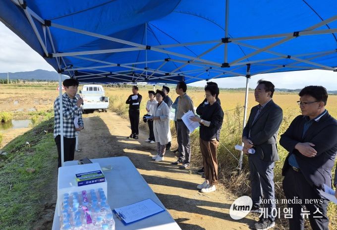 신품종 지키미쌀 현장평가회