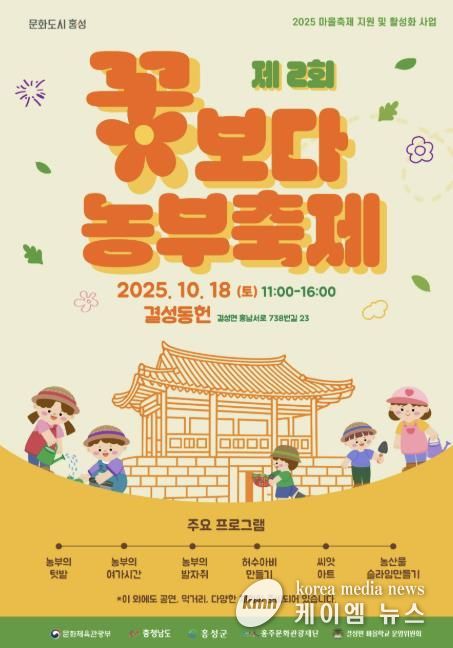 홍성군 홍주문화관광재단, 꽃보다 농부 축제 개최