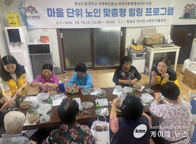 ‘노인 맞춤형 힐링 프로그램’ 운영