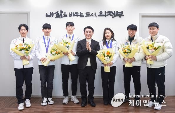 의정부시청 빙상팀, 국가대표 5명 선발…올림픽 시즌 실업팀 역대 최다