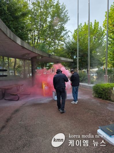 화정도서관-일산소방서 합동 소방훈련