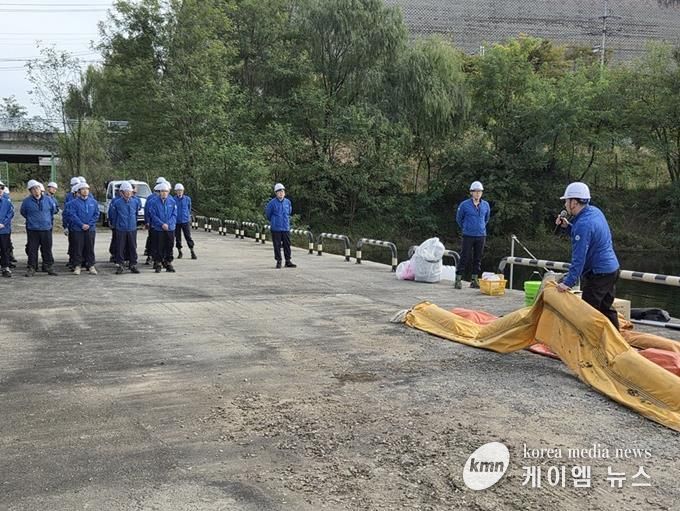 파주시, 수질오염사고 대비 방재훈련 실시