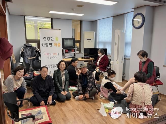 수원시 영통구 매탄3동 '발사랑 이웃사랑 봉사단', 주공그린빌6단지 경로당에 따뜻한 나눔 실천