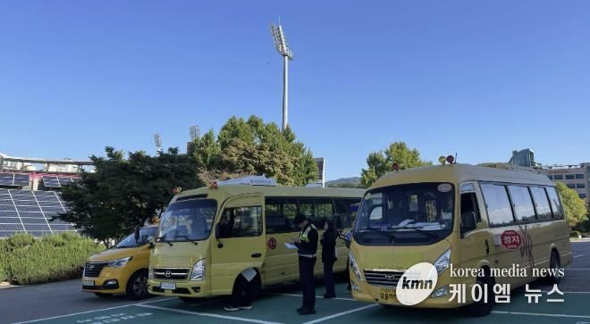 수원시 팔달구, 하반기 어린이통학버스 합동점검 실시