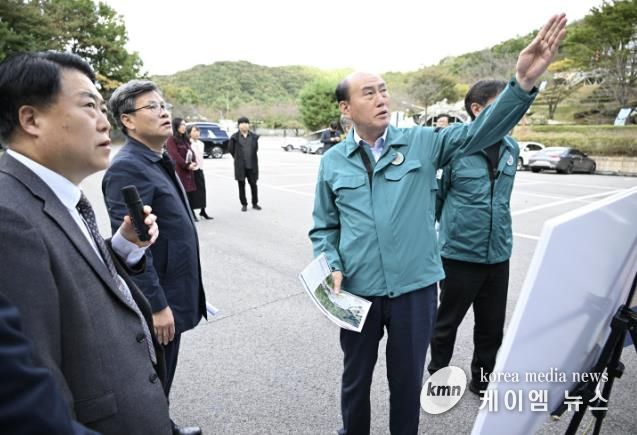 박형덕 동두천시장, 공원녹지분야 주요 건설사업 현장 점검