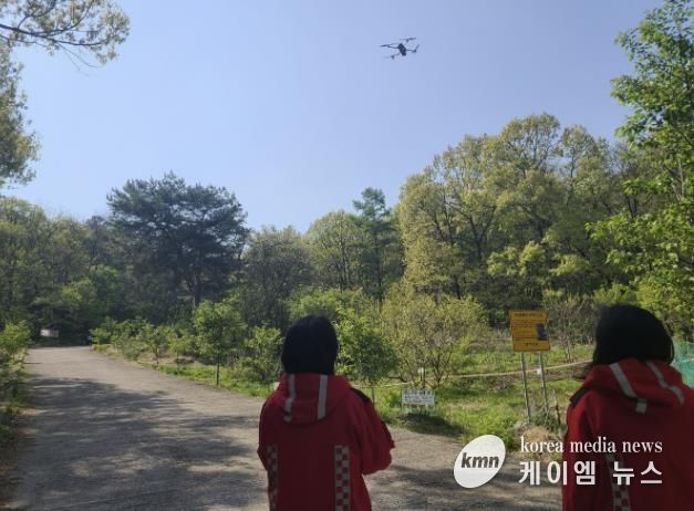 양주시, 소각행위 집중 단속을 위한 산불드론감시단 운영