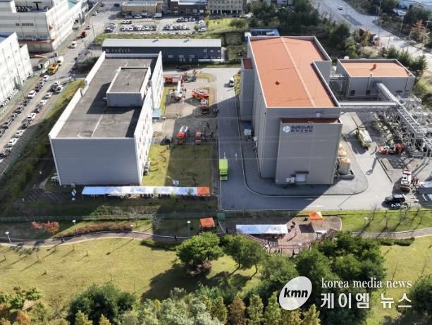 드론 활용 훈련 모습