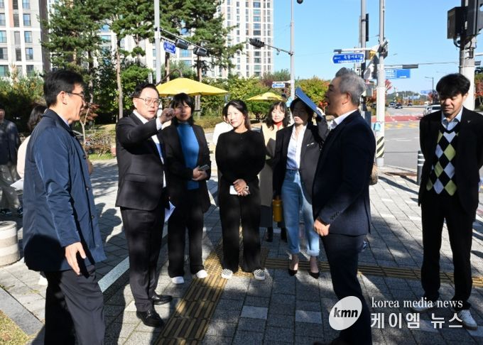 양주시, 연푸른초등학교 안전한 등하교 관련 현장점검·학부모 간담회 실시