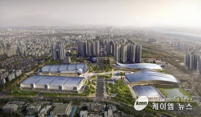 킨텍스 제1, 2, 3전시장 조감도