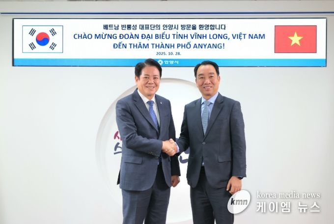 최대호 안양시장, 루꽝응어이 베트남 빈롱성 인민위원회 위원장 접견