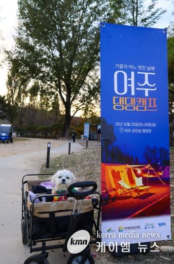 여주세종문화관광재단, 반려동물과 함께하는 1박 2일 ‘댕댕캠프’ 운영