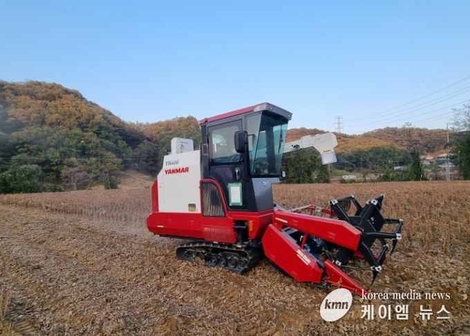 여주시농업기술센터 콩콤바인 임대사업 개시