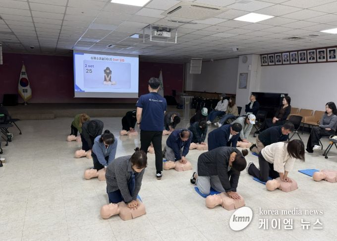 양주시보건소, 심폐소생술 교육 실시...시민 생명지킴이 양성 앞장