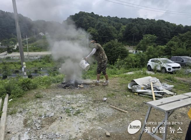 가평군, 산불예방 위해 불법소각 집중 단속