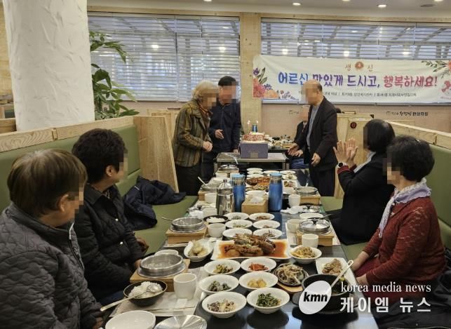 수원시 팔달구 화서1동, 홀몸어르신께 생신상으로 온기 전해