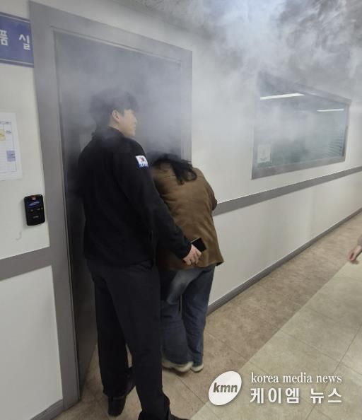 수원시 팔달구 우만2동, 공공기관 합동 소방훈련 실시