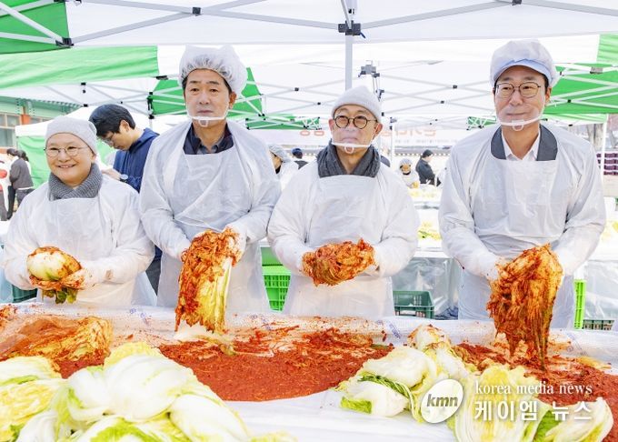 배정수 의장 김장담그기 봉사 활동