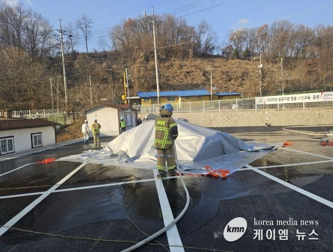 동두천시, 동두천소방서와 공공기관 합동 소방교육·훈련 실시