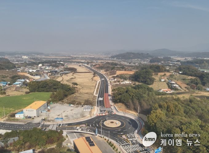 홍성 고암-역재 지방도 609호선 개통