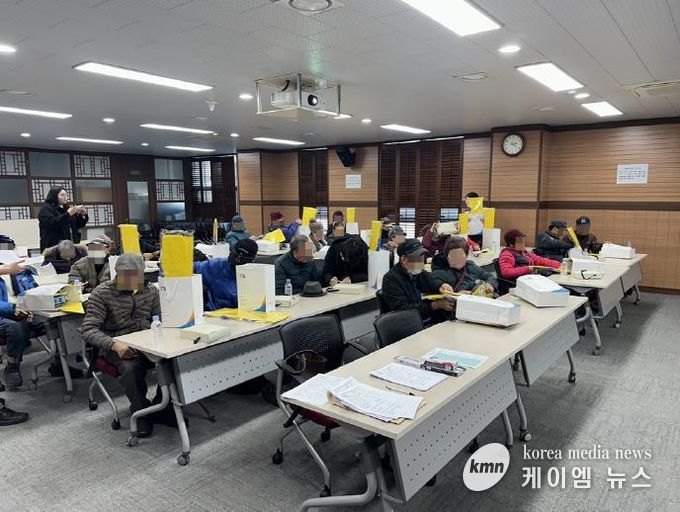 의정부시, 2025년 폐지수집 어르신 동절기 안전지원 교육 실시