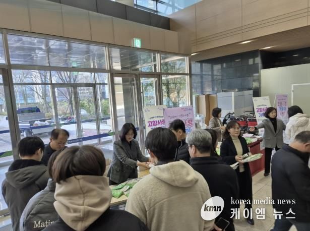 의왕시, 연말 맞이 고향사랑기부제 현장 홍보 진행