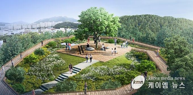 추동 숲정원 하늘마당 조감도