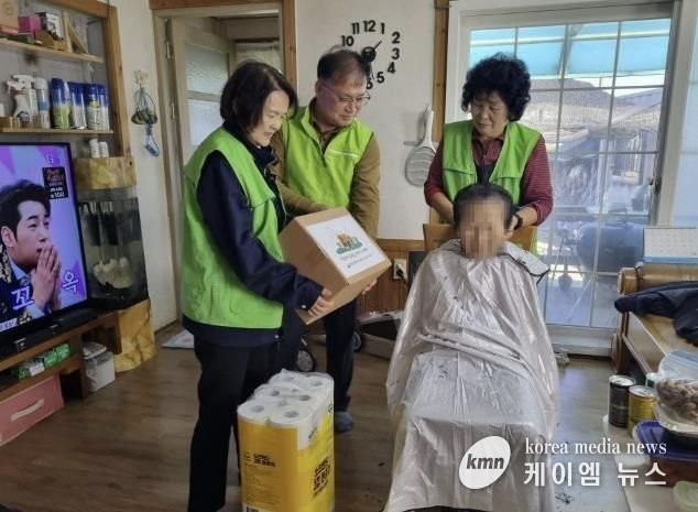 대흥면 찾아가는 이미용 봉사 활동 사진