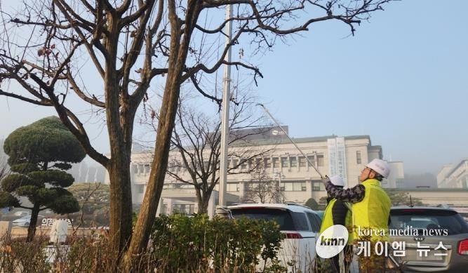 의정부시, 불법현수막 잔여 끈 일제정비 실시