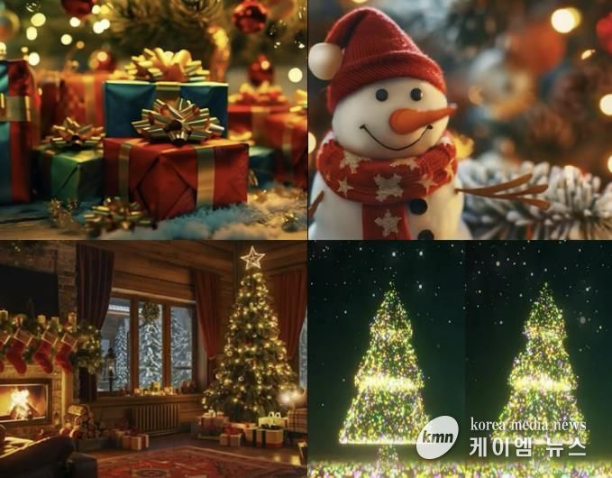 홍성군, 초대형 크리스마스 미디어 쇼 '점등'