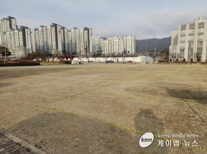 내포신도시 협약주차장 조성 현장