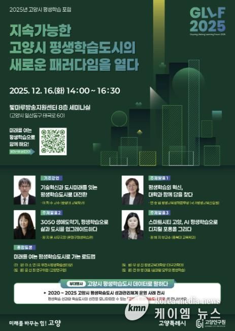 ‘2025 고양시 평생학습 포럼(GLLF 2025)’홍보문